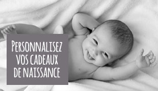 Offrez un cadeau bébé personnalisé !